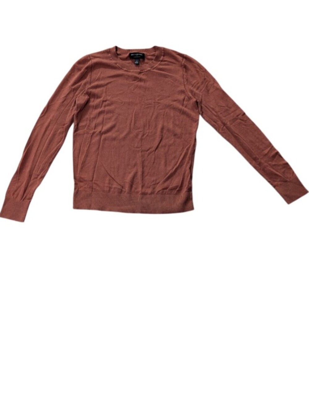Banana Republic Women's Rust Crew Neck Forever Sweater Size Small